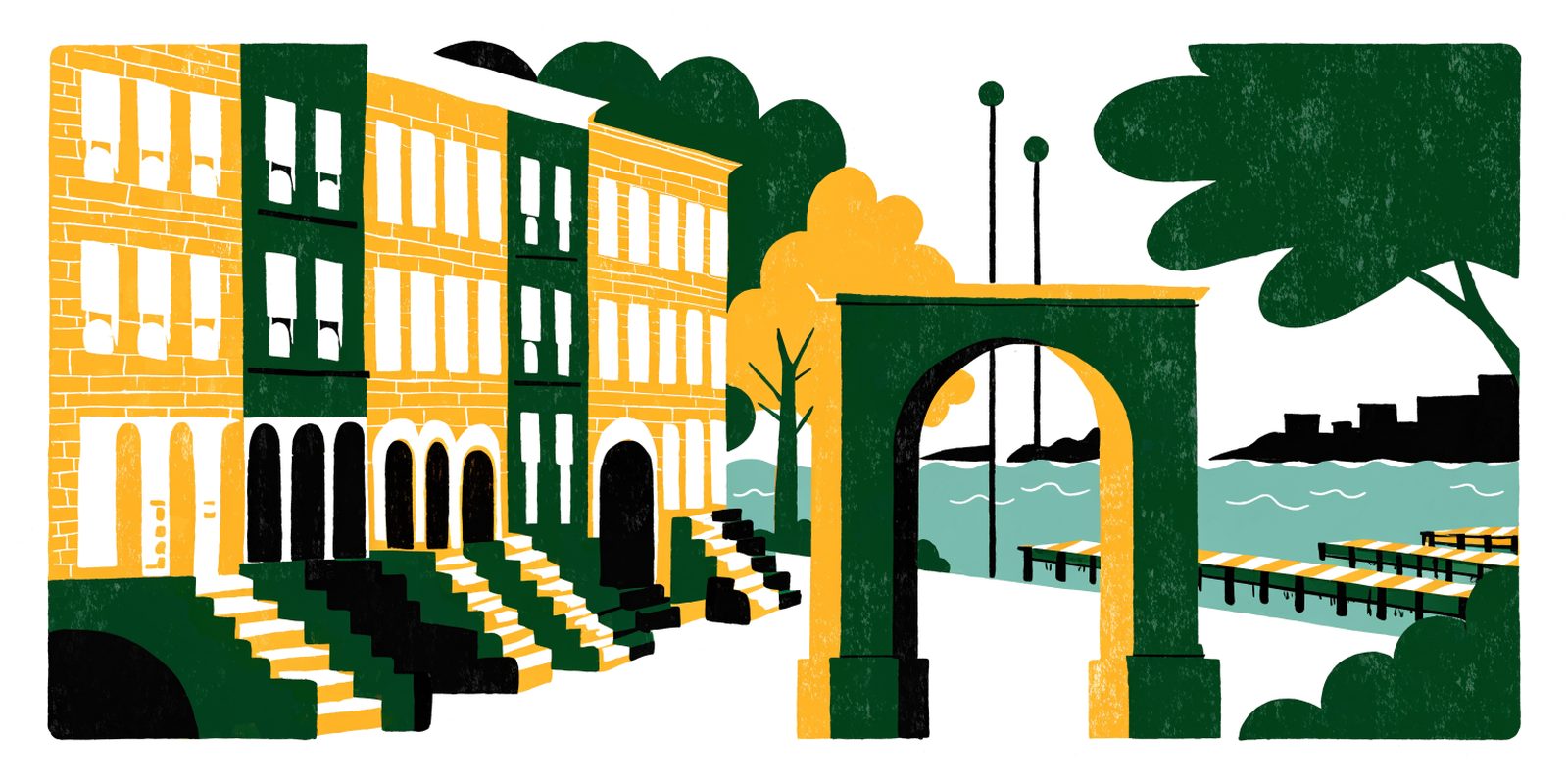 Illustration of Brownstone Brooklyn: Downtown, Park Slope, Fort Greene and the waterfront