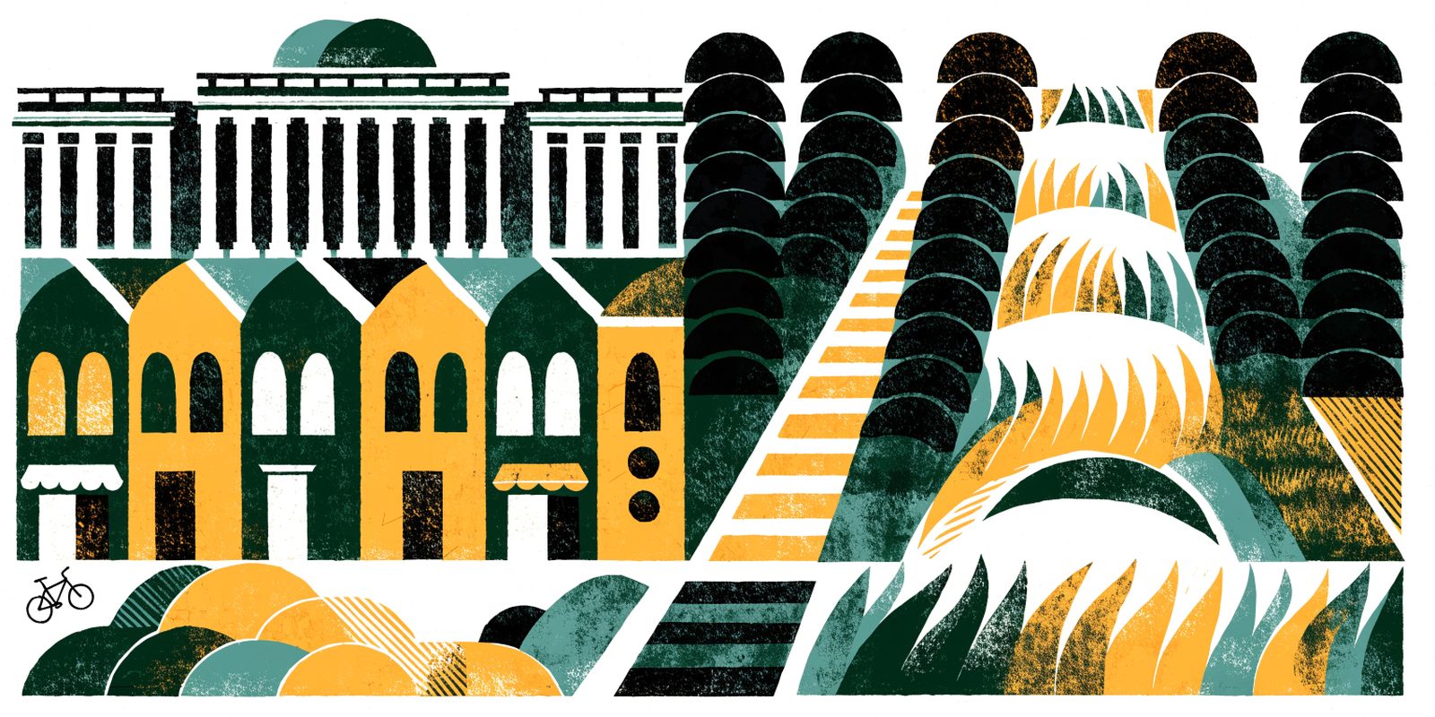 Illustration of Central Brooklyn: Bed-Stuy, Crown Heights and Flatbush