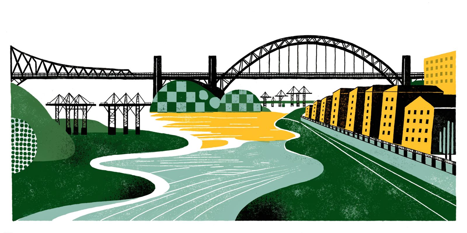 Illustration of Northwest Queens: Astoria, Long Island City, Sunnyside and Woodside