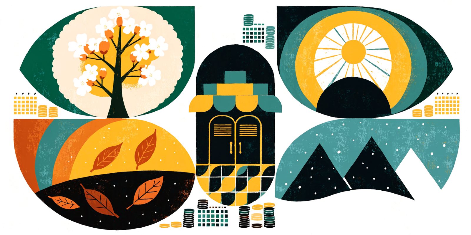 Illustration for the chapter Seasons and click prices as signals